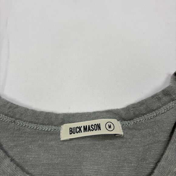 Buck Mason Classic Straight Hem Striped Shirt Men's M Minimalist Americana - Picture 6 of 10